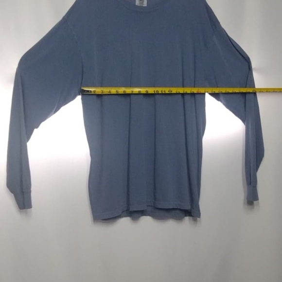 Comfort colors Men's Blue Long Sleeve Shirt size XL pre owned good condition - Picture 4 of 11